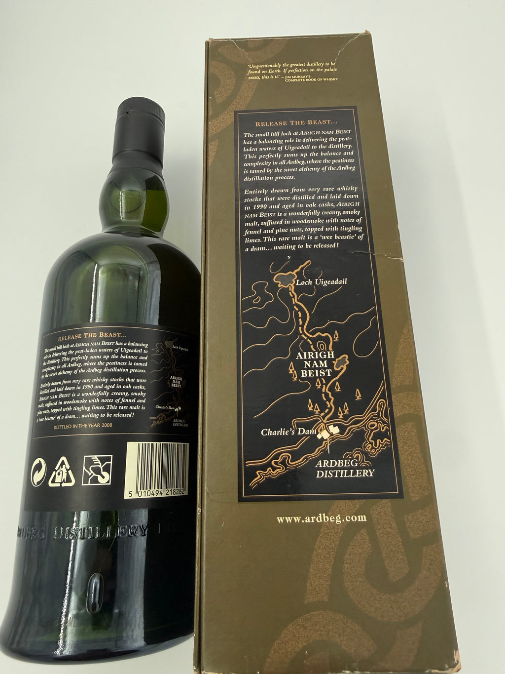 Ardbeg Airigh Nam Beist - 1990 - 1990 distilled, 2009 release - 700ml - 46% abv