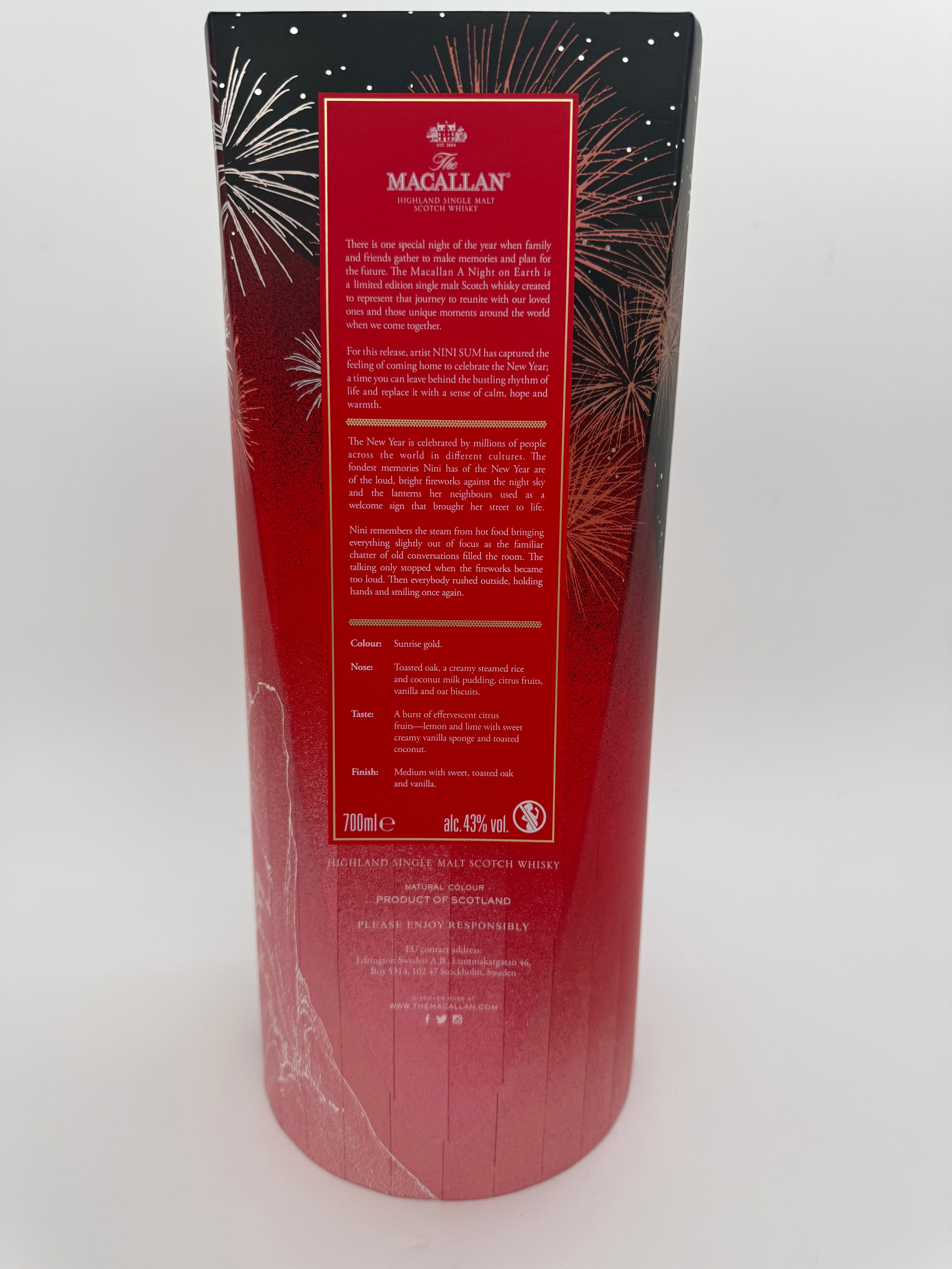 The Macallan 5 Bottle 'A Night On Earth Set' - Complete Set