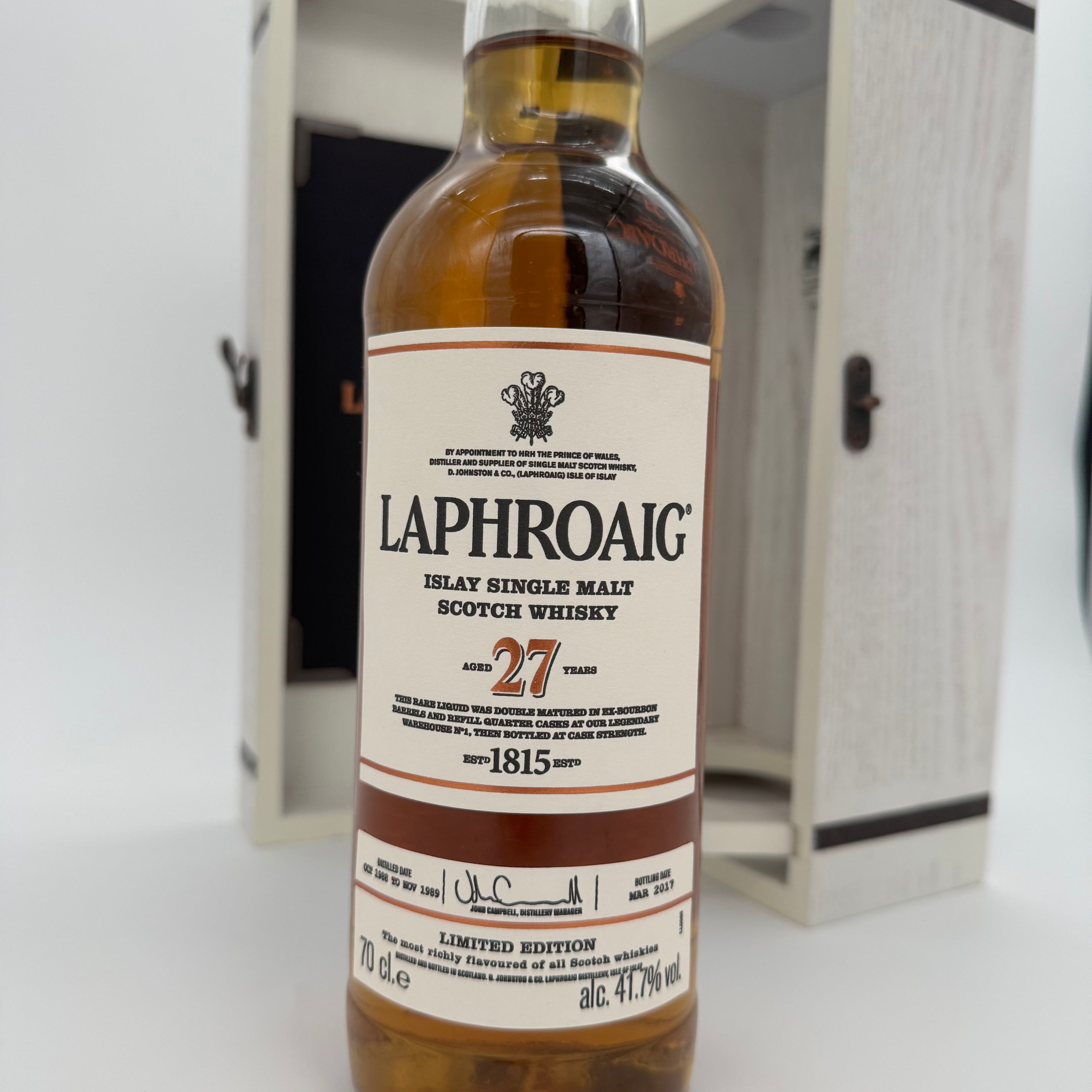 Laphroaig 1989 27 Year Old Quarter Casks - Limited Edition