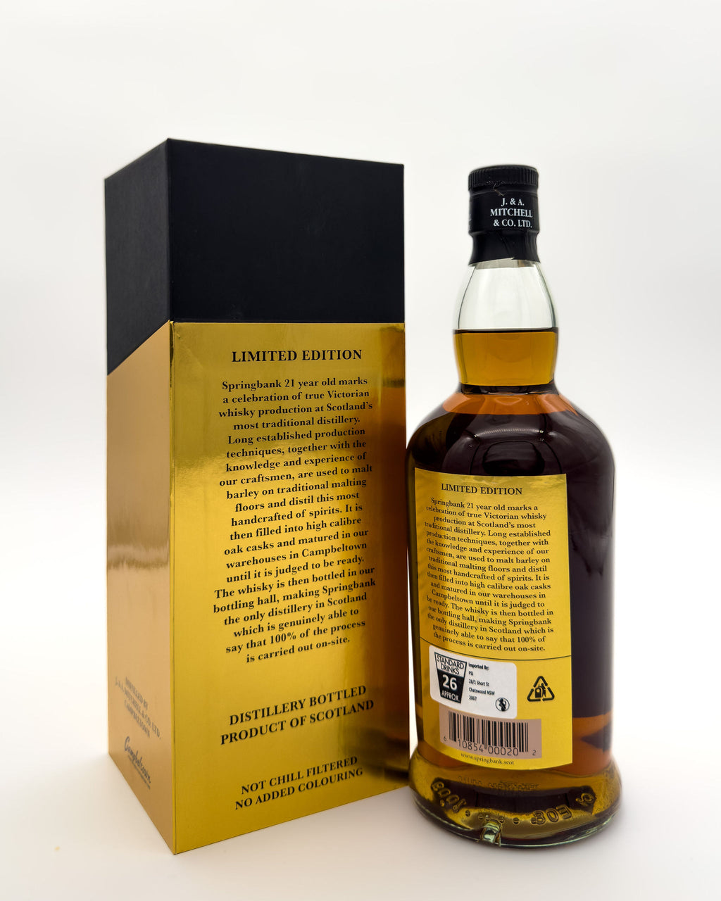 Springbank 21 Year Old 2021 Bottling - 700ml - 46% vol.