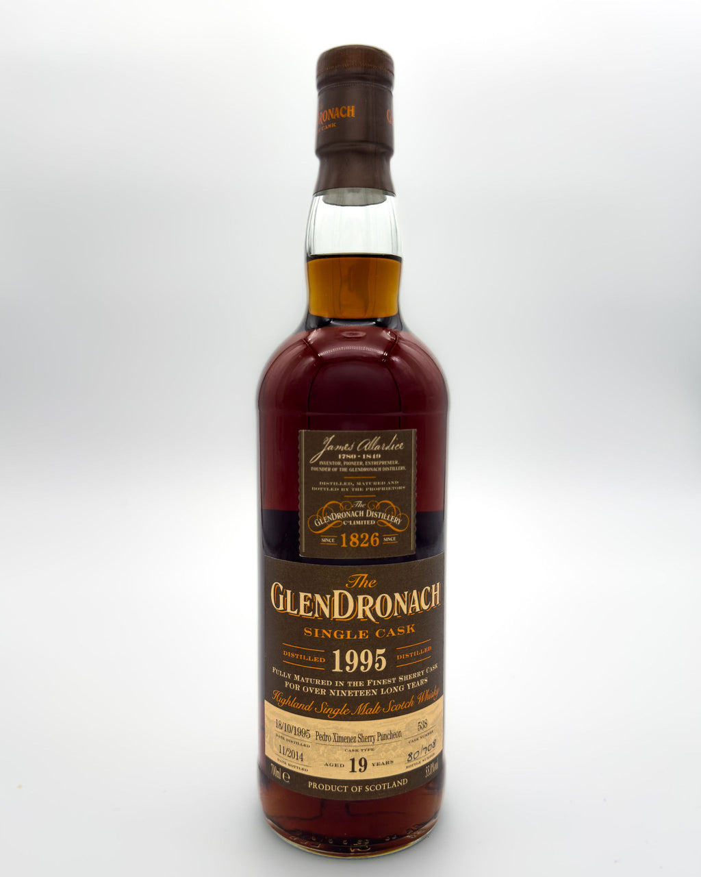 The GlenDronach - 1995 Single Cask - 19 Years - 700ml - 55.0% vol.