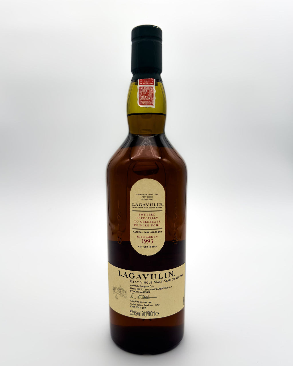 Lagavulin 1993 Single Cask #1403 - Feis Ile 2008 - 700ml - 52.9% vol.